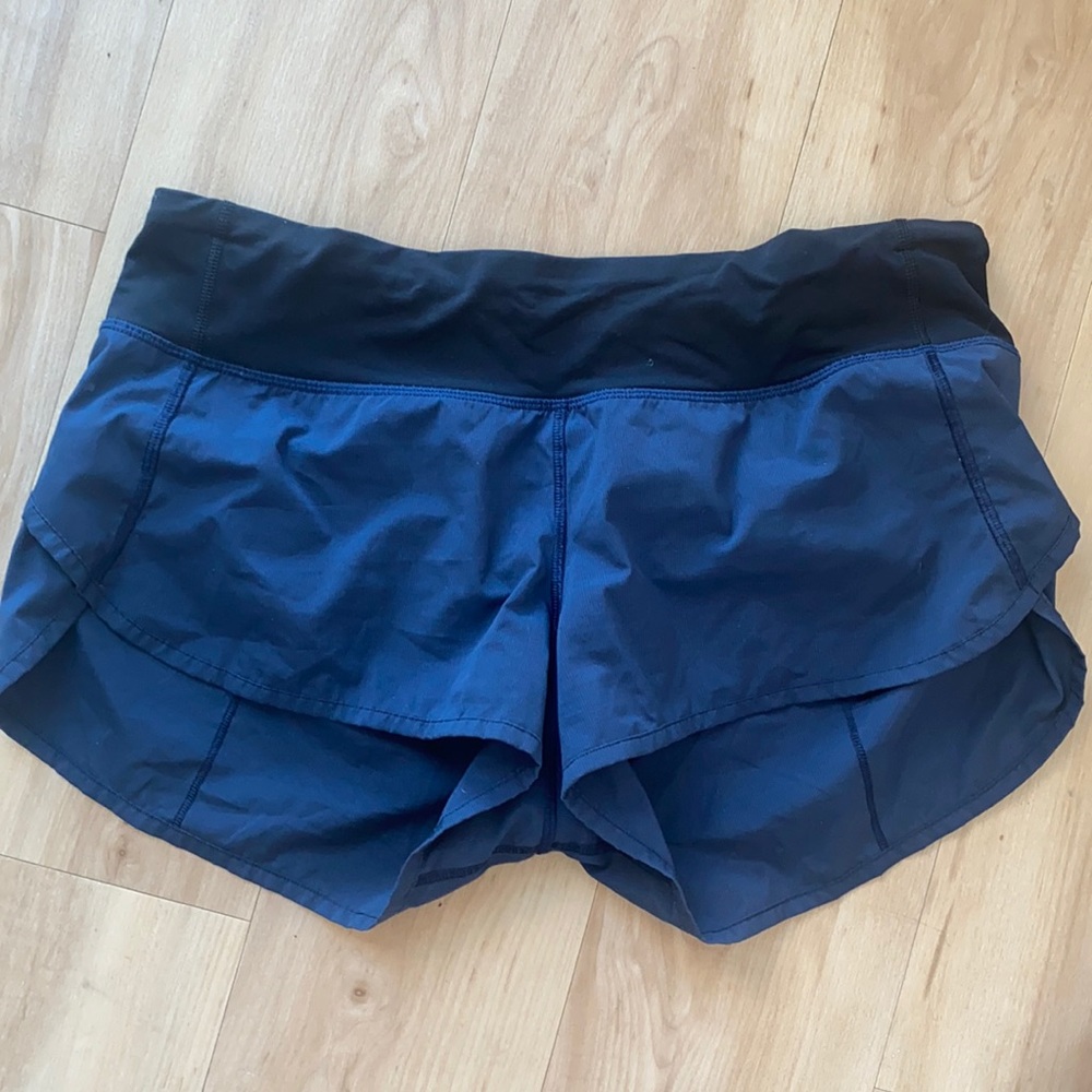 Lululemon navy black shorts